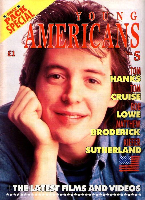 YOUNG AMERICANS magazine side cover Issue 5  1989