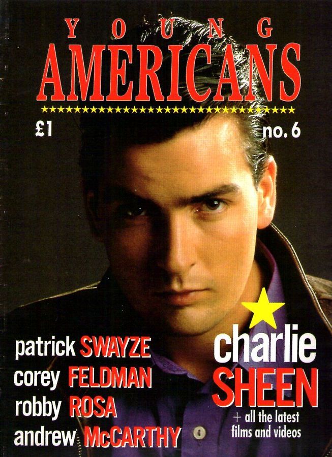 YOUNG AMERICANS magazine side cover Issue 6  1989