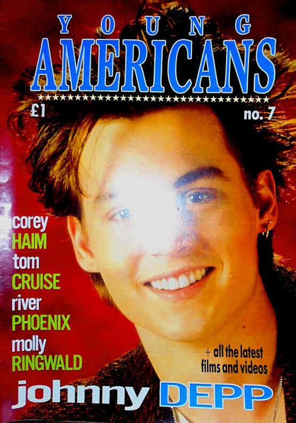 YOUNG AMERICANS magazine side cover Issue 7  1989