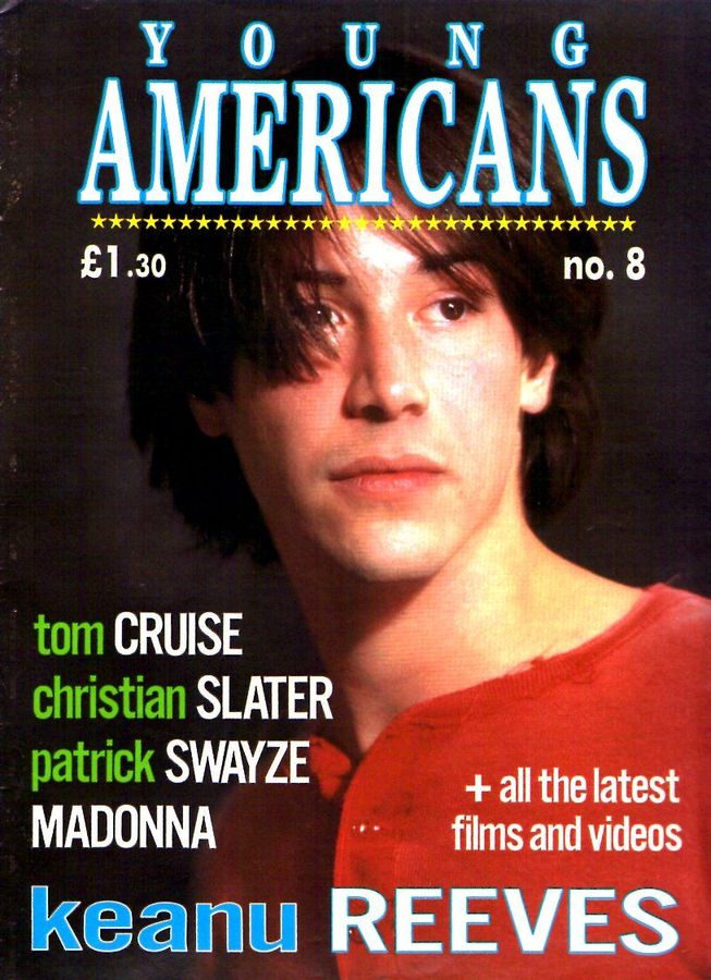 YOUNG AMERICANS magazine side cover Issue 8 Autumn 1989