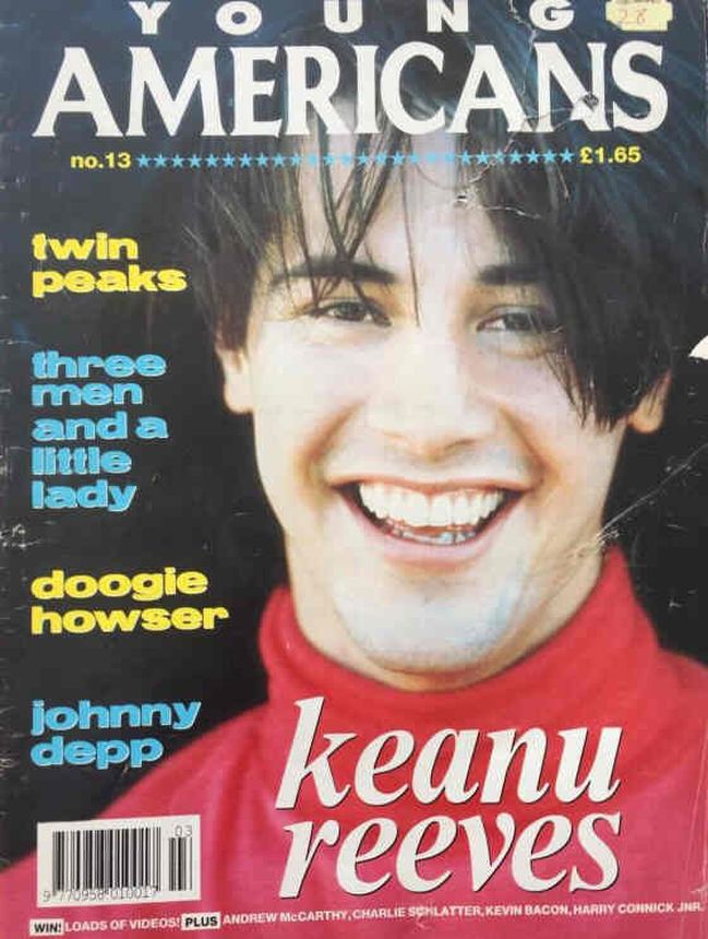 YOUNG AMERICANS magazine side cover Issue 13   1990