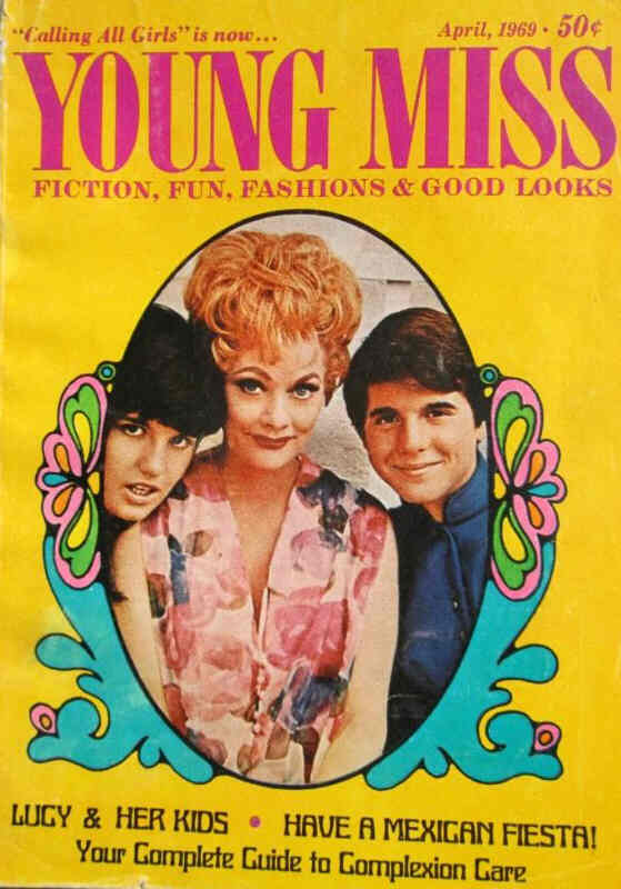 YOUNG MISS magazine side cover  April 1969