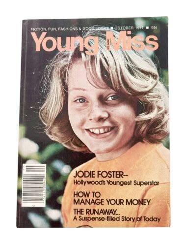 YOUNG MISS magazine side cover  October 1977