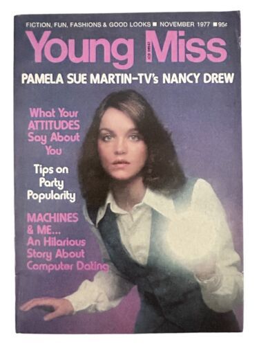 YOUNG MISS magazine side cover  November 1977