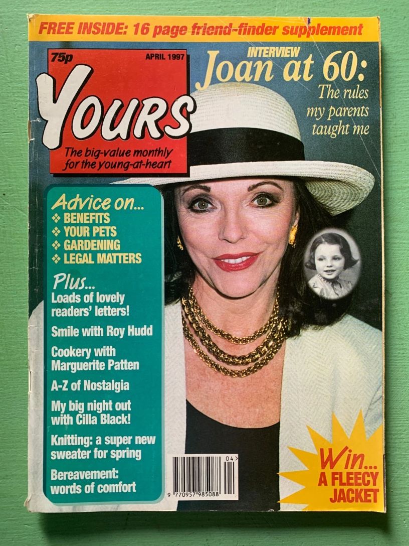 YOURS 2000S magazine side cover  April 1997