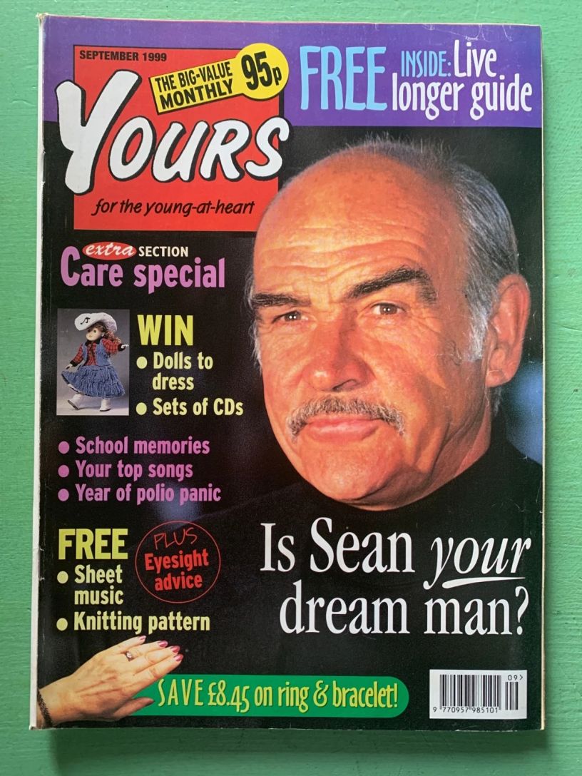 YOURS 2000S magazine side cover  September 1999