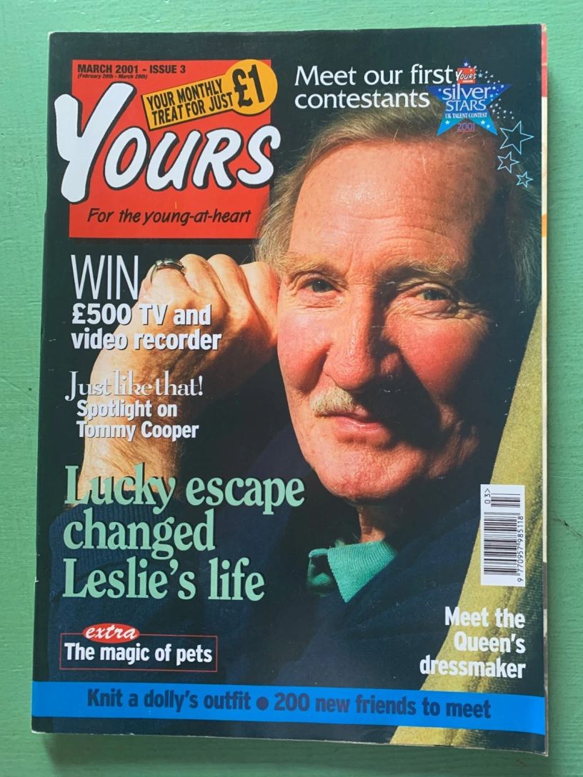 YOURS 2000S magazine side cover  March 2001