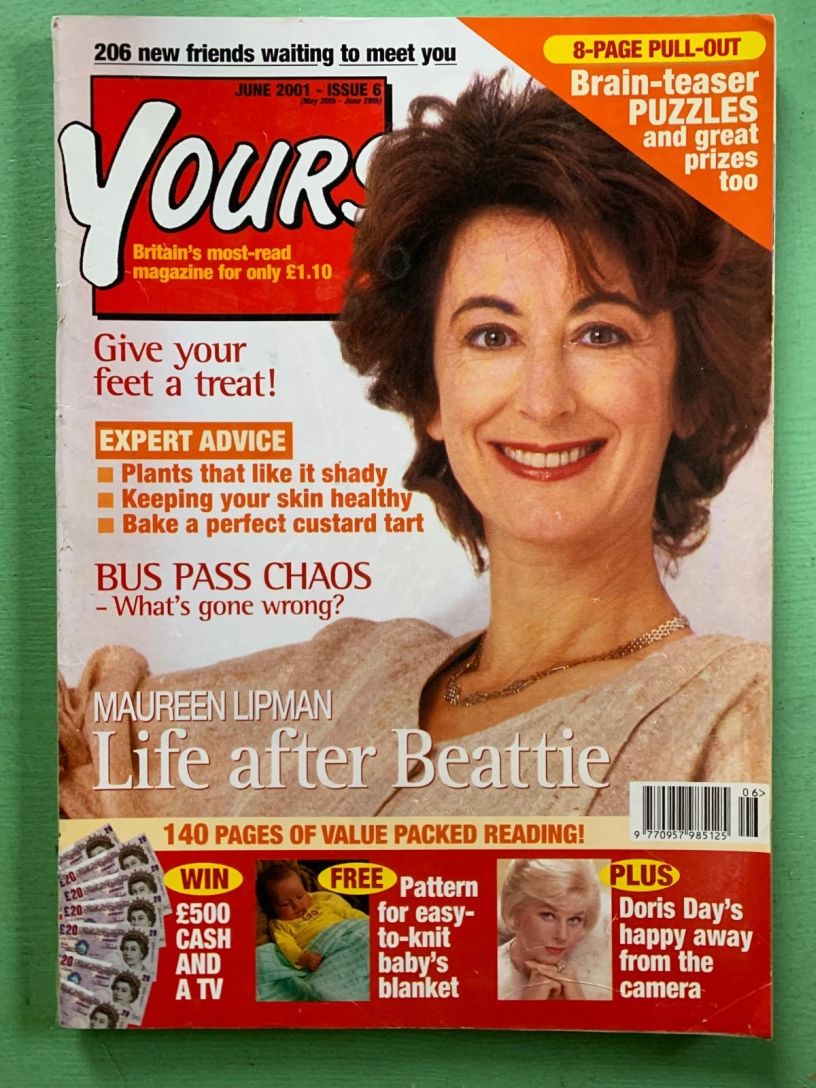 YOURS 2000S magazine side cover  June 2001