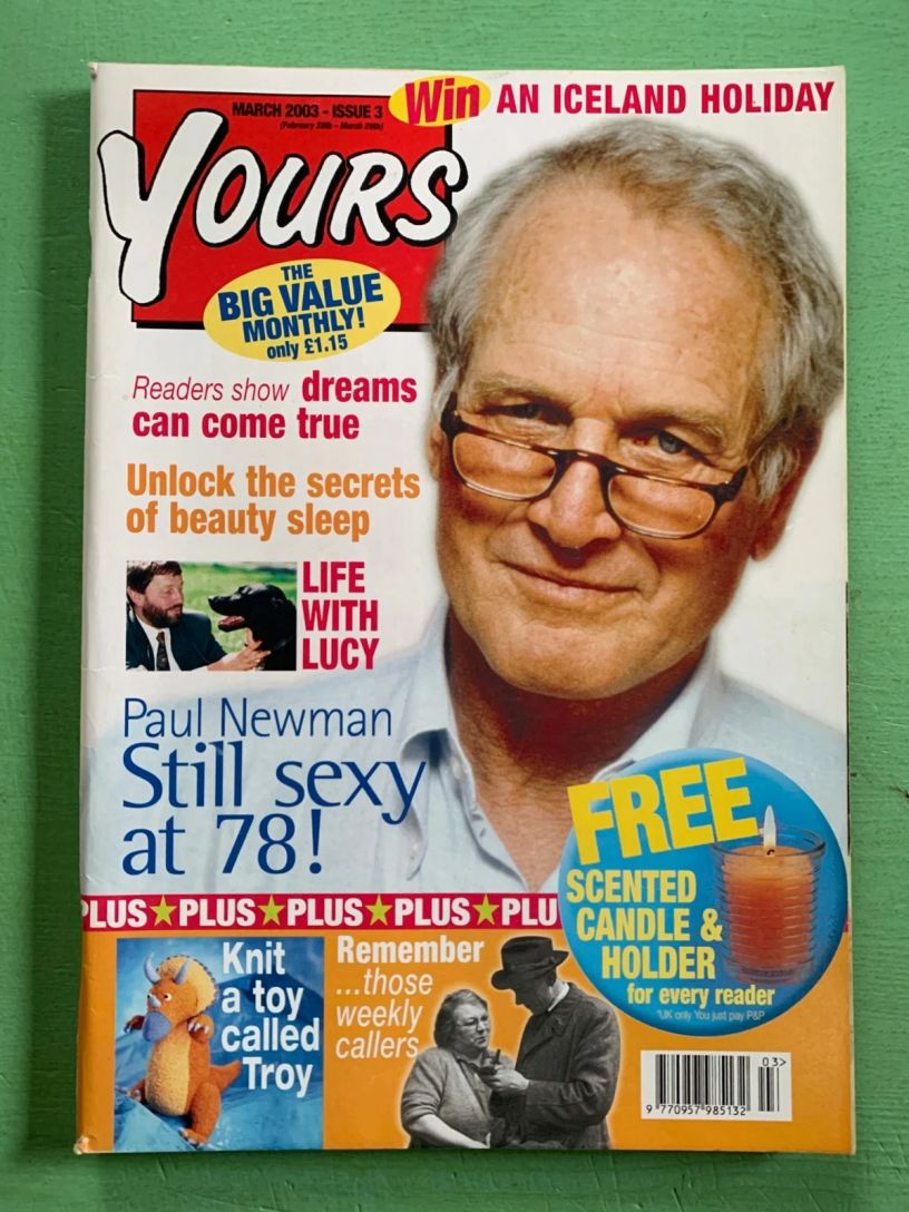 YOURS 2000S magazine side cover  March 2003
