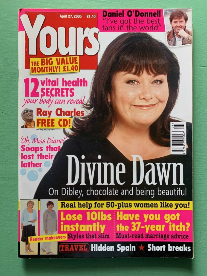 YOURS 2000S magazine side cover 27 April 2005