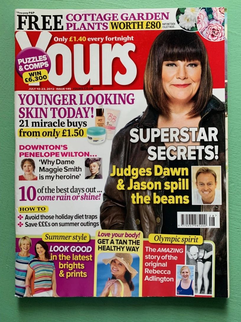 YOURS 2000S magazine side cover 10 July 2012