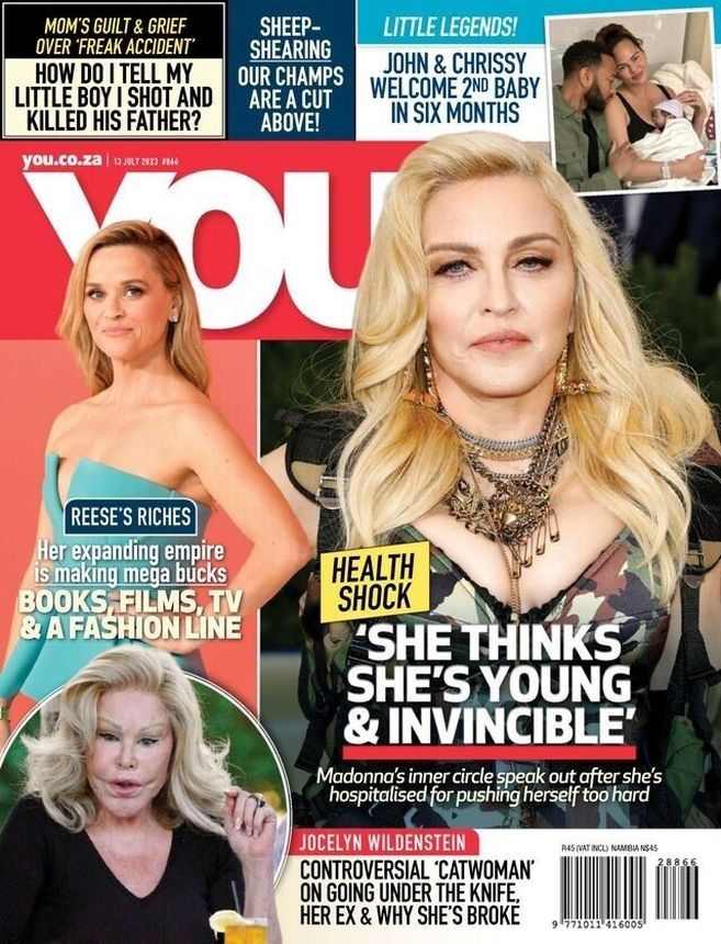 YOU SOUTH AFRICA magazine side cover 23 July 2013