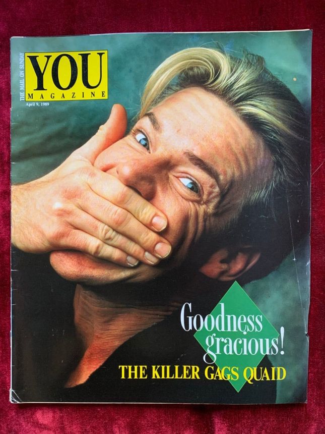 YOU magazine side cover 9 April 1989