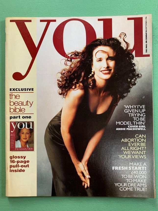 YOU magazine side cover 8 September 1996