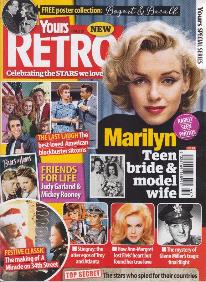 YOURS RETRO magazine side cover Issue 21  December 2019