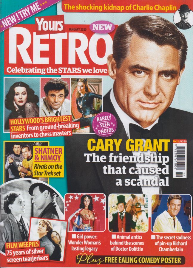 YOURS RETRO magazine side cover Issue 22  January 2020