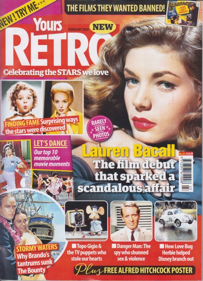 YOURS RETRO magazine side cover Issue 23  February 2020