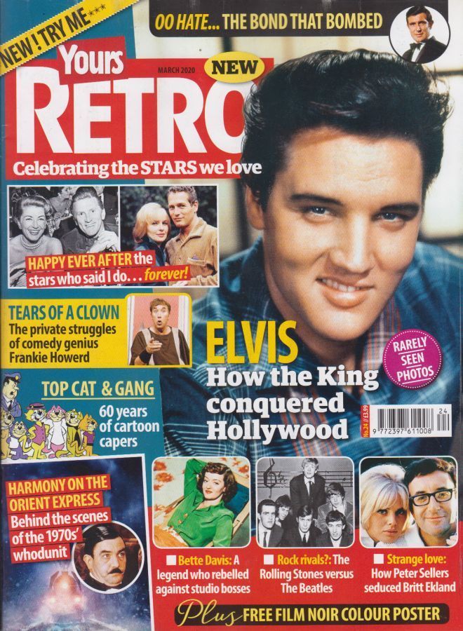 YOURS RETRO magazine side cover Issue 24  March 2020