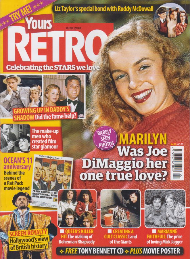 YOURS RETRO magazine side cover Issue 27  June 2020
