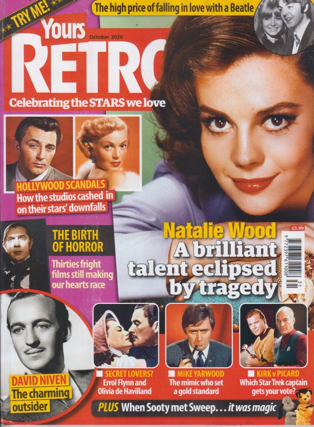 YOURS RETRO magazine side cover Issue 31  October 2020