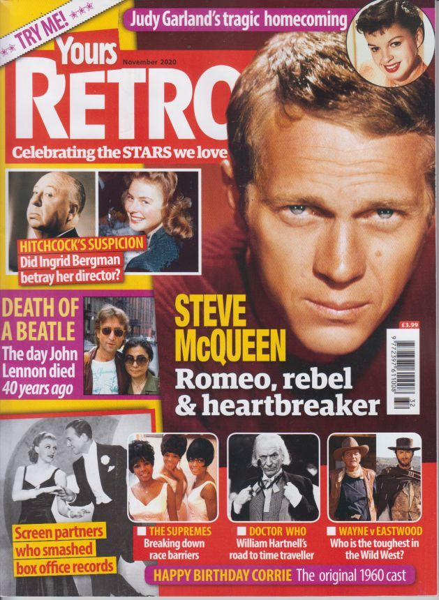 YOURS RETRO magazine side cover Issue 32  November 2020