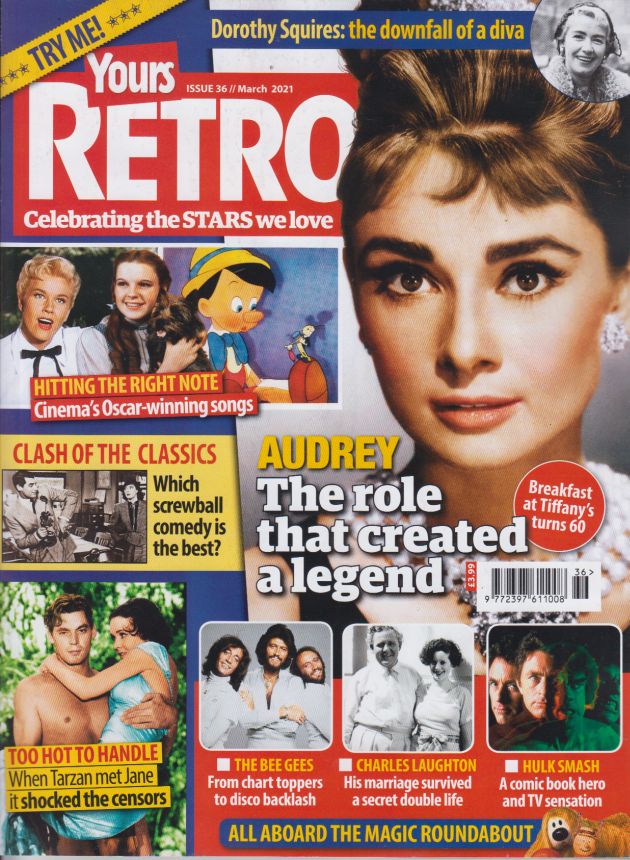 YOURS RETRO magazine side cover Issue 36  March 2021