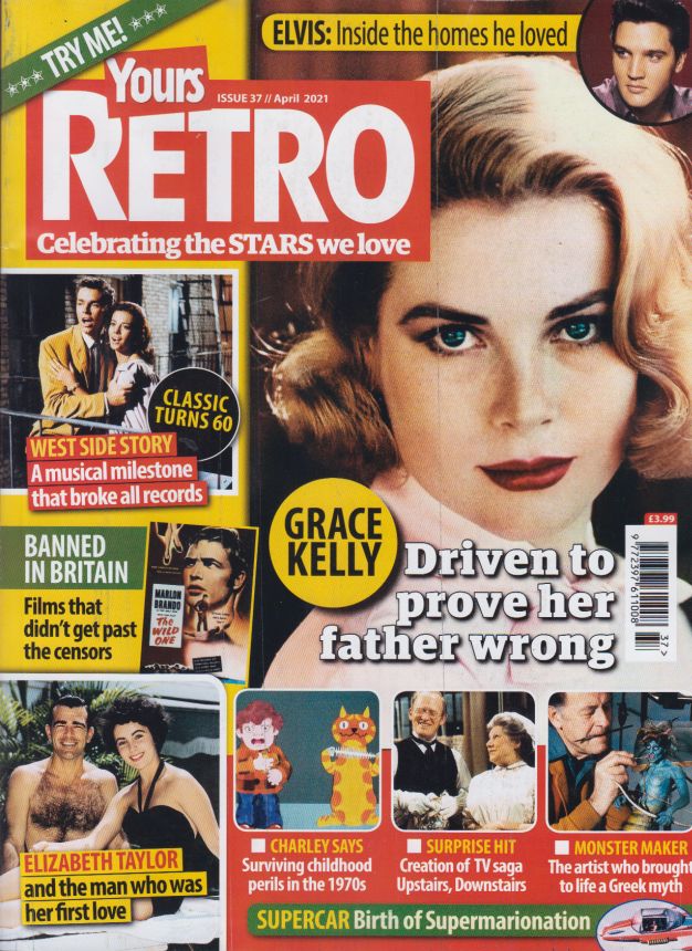 YOURS RETRO magazine side cover Issue 37  April 2021