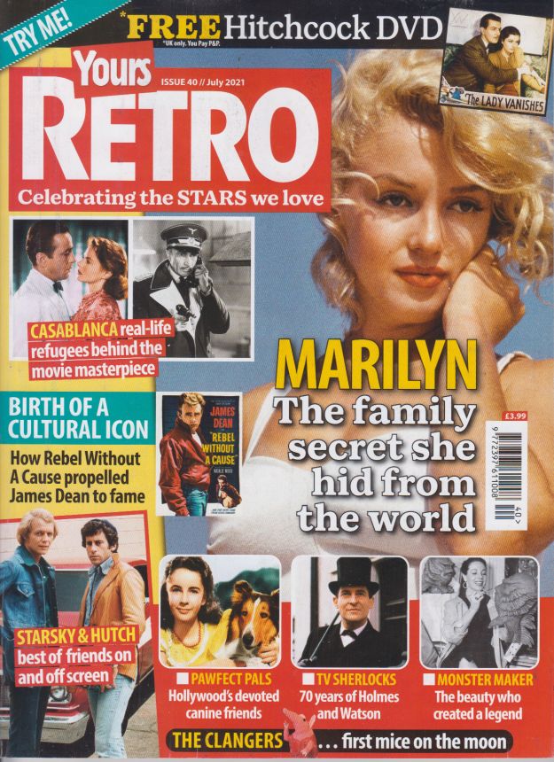 YOURS RETRO magazine side cover Issue 40  July 2021