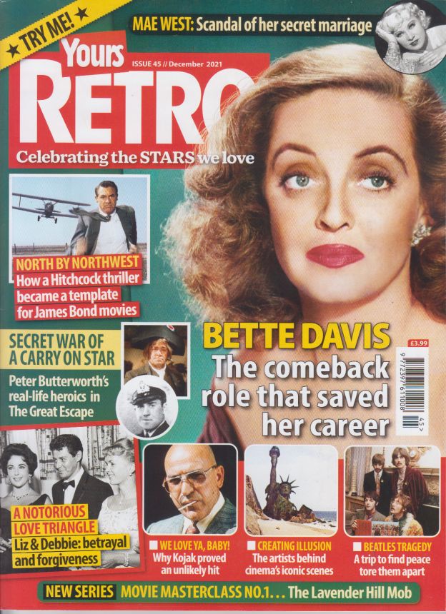 YOURS RETRO magazine side cover Issue 45  December 2021