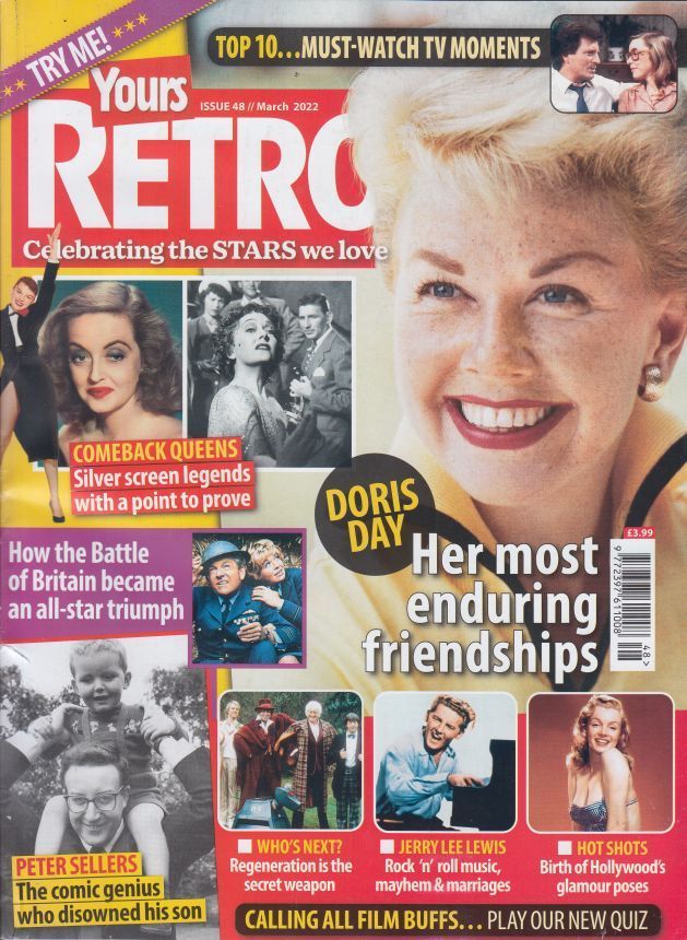 YOURS RETRO magazine side cover Issue 48  March 2022