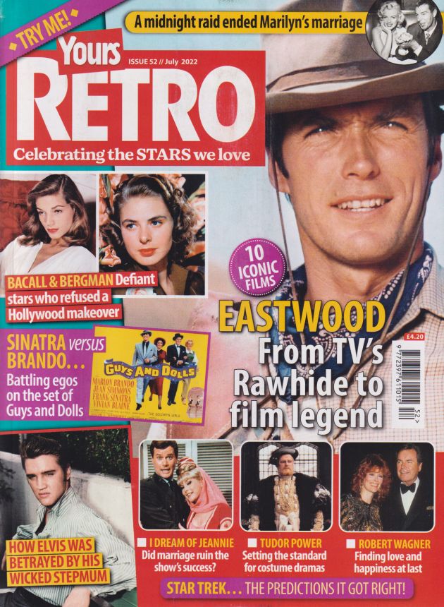 YOURS RETRO magazine side cover Issue 52  July 2022