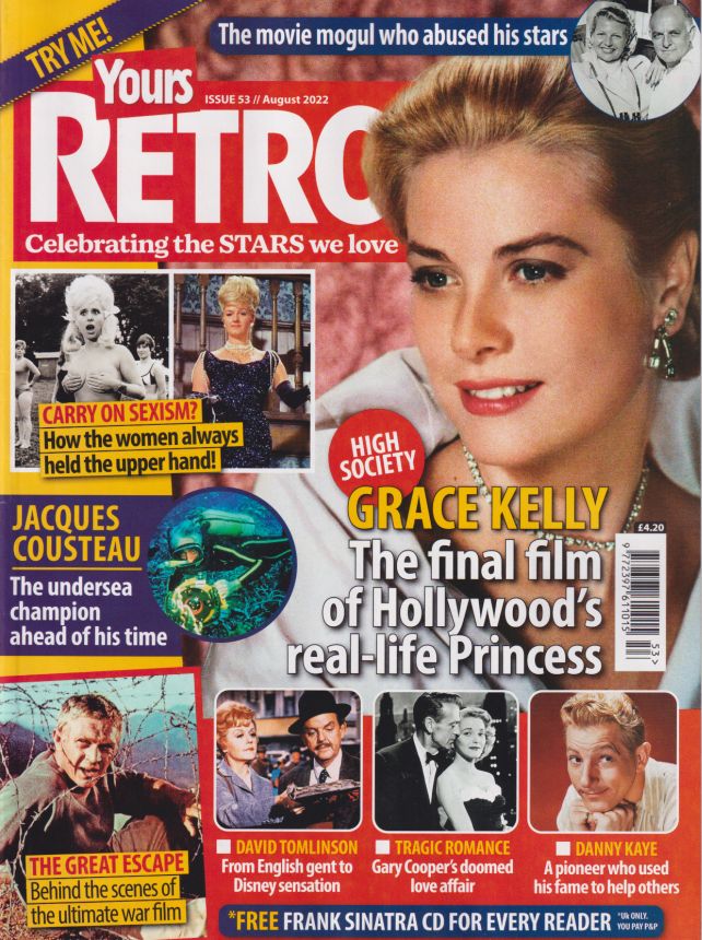 YOURS RETRO magazine side cover Issue 53  August 2022