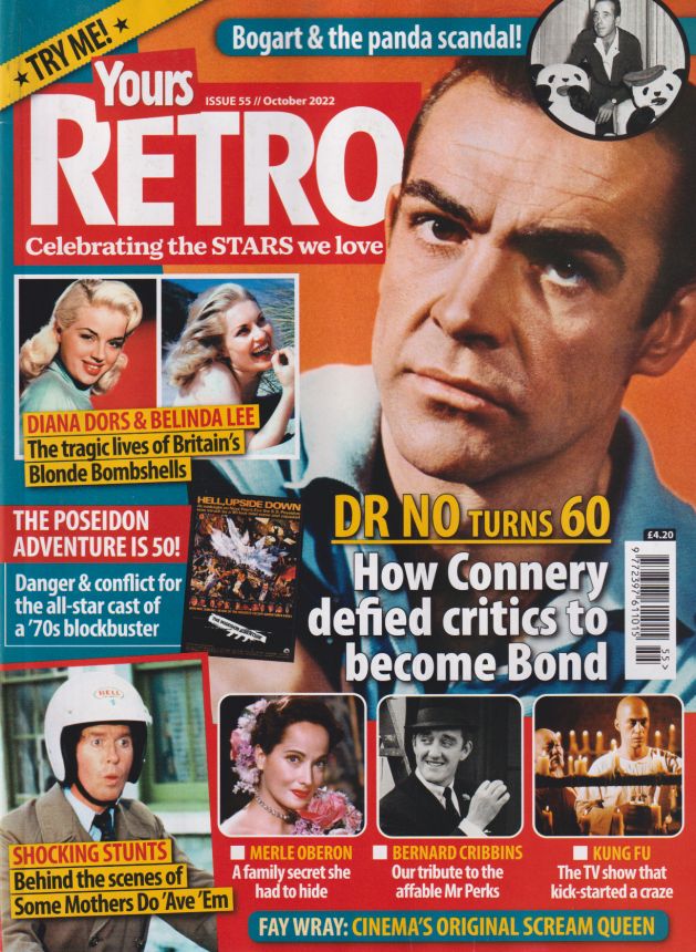 YOURS RETRO magazine side cover Issue 55  October 2022