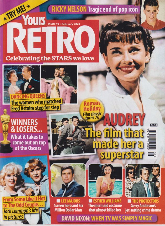 YOURS RETRO magazine side cover Issue 59  February 2023