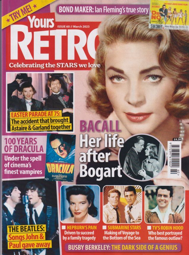 YOURS RETRO magazine side cover Issue 60  March 2023