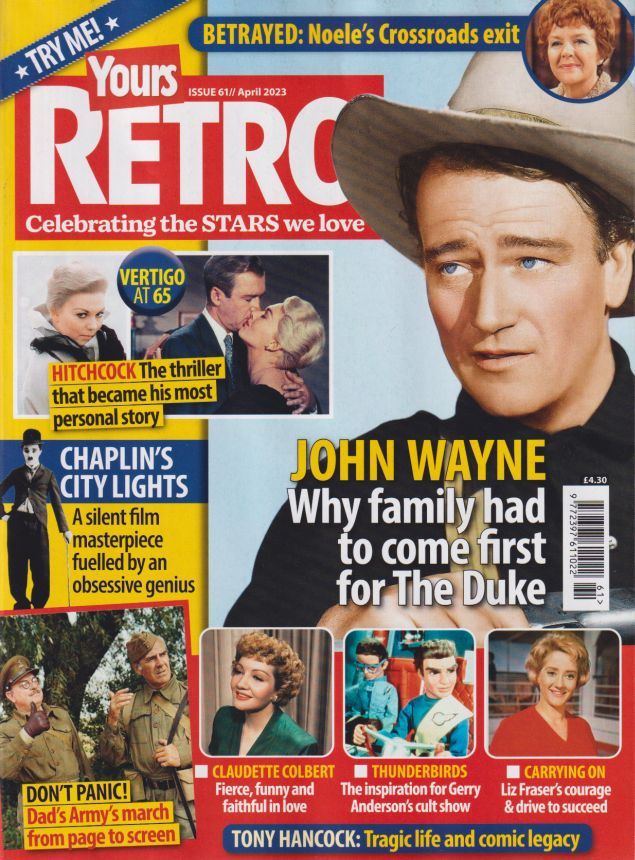 YOURS RETRO magazine side cover Issue 61  April 2023