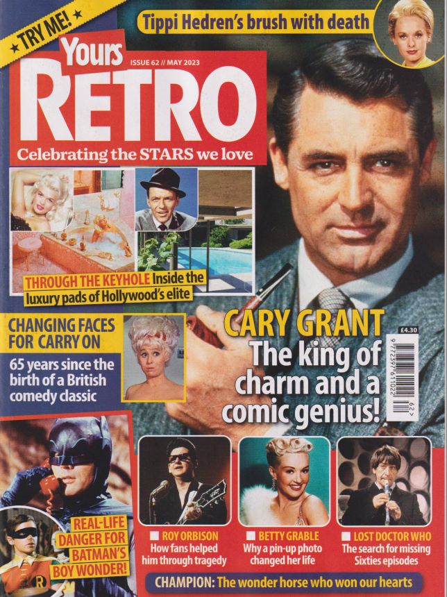 YOURS RETRO magazine side cover Issue 62  May 2023