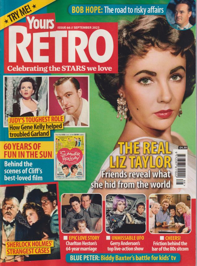 YOURS RETRO magazine side cover Issue 66  September 2023