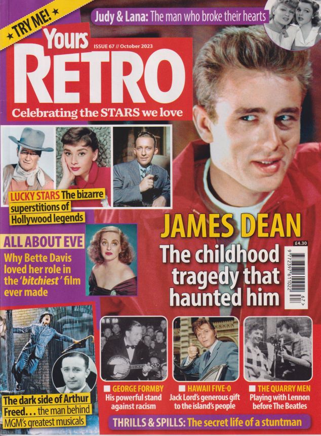 YOURS RETRO magazine side cover Issue 67  October 2023