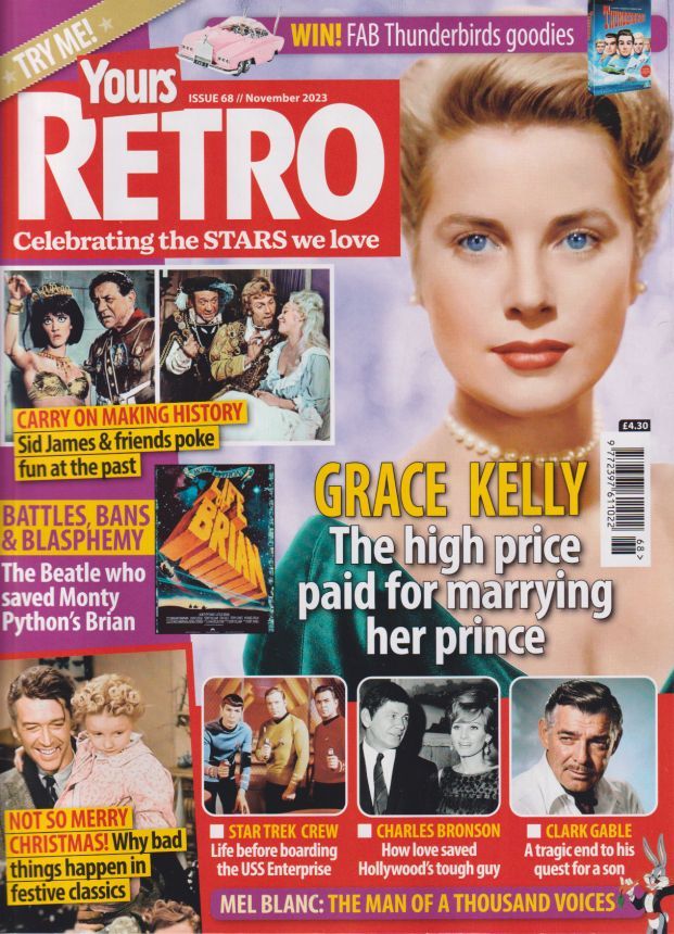 YOURS RETRO magazine side cover Issue 68  November 2023
