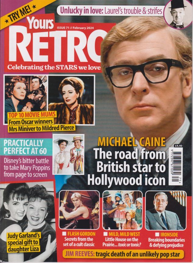 YOURS RETRO magazine side cover Issue 71  February 2024