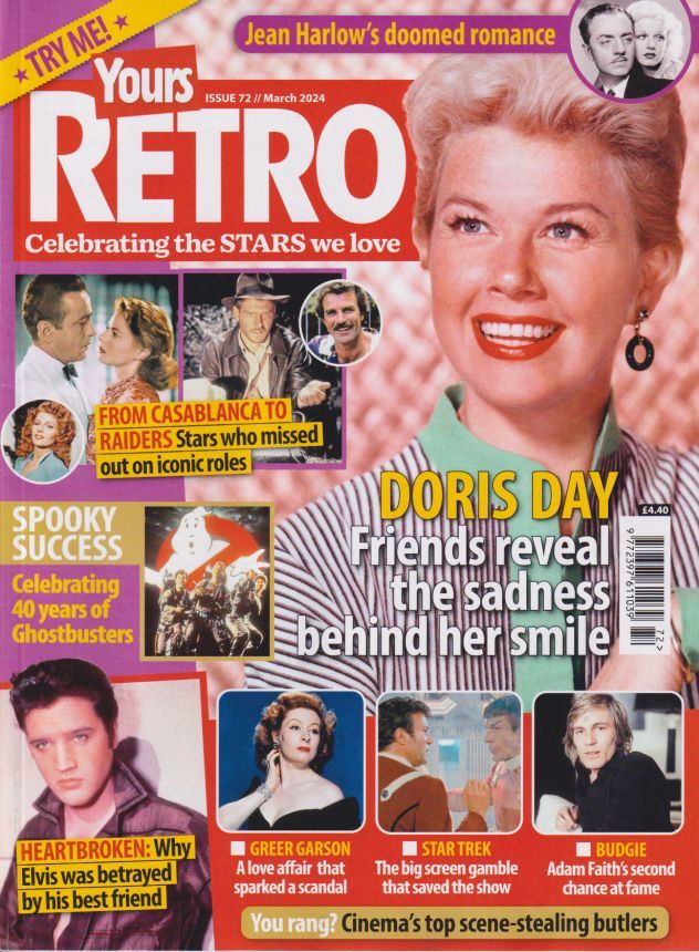 YOURS RETRO magazine side cover Issue 72  March 2024