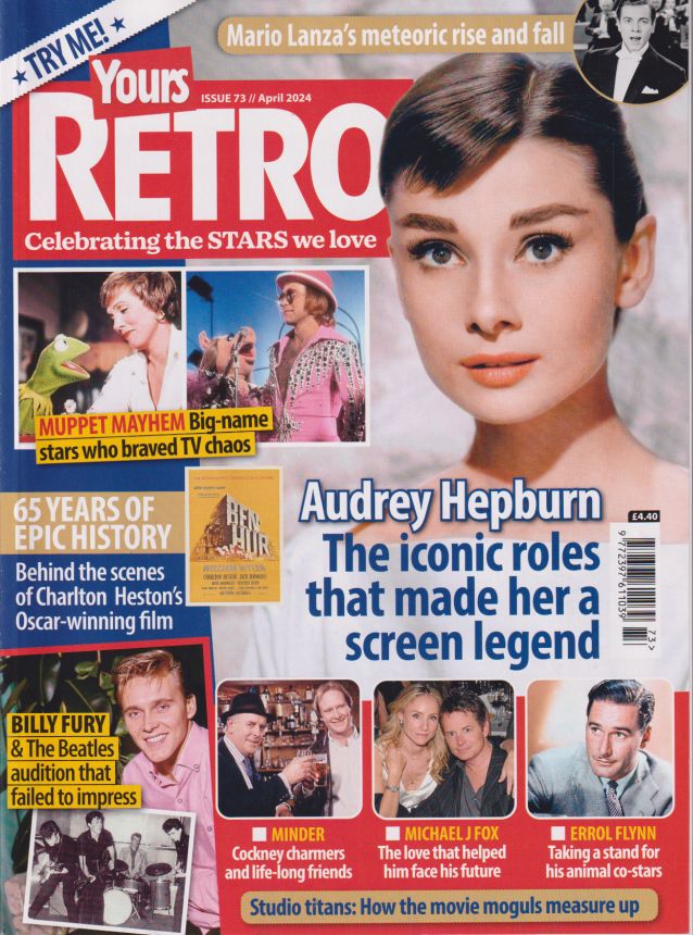 YOURS RETRO magazine side cover Issue 73  April 2024