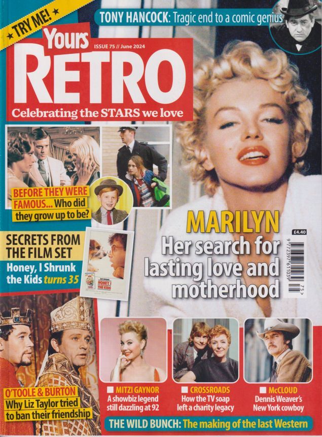 YOURS RETRO magazine side cover Issue 75  June 2024