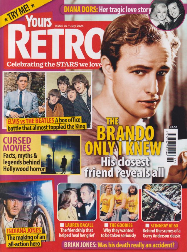 YOURS RETRO magazine side cover Issue 76  July 2024