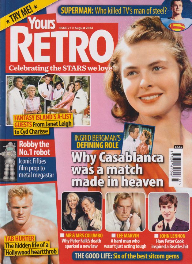 YOURS RETRO magazine side cover Issue 77  August 2024