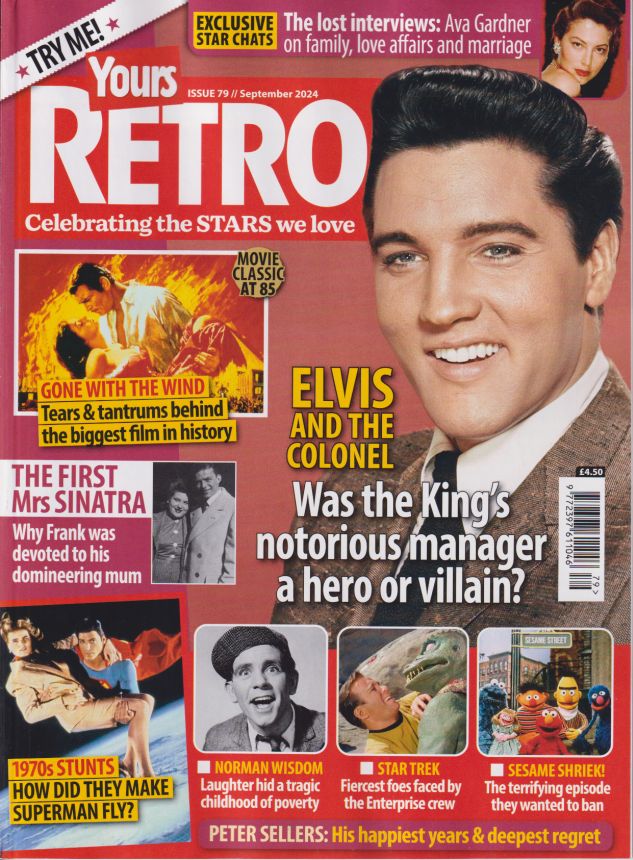 YOURS RETRO magazine side cover Issue 79  September 2024