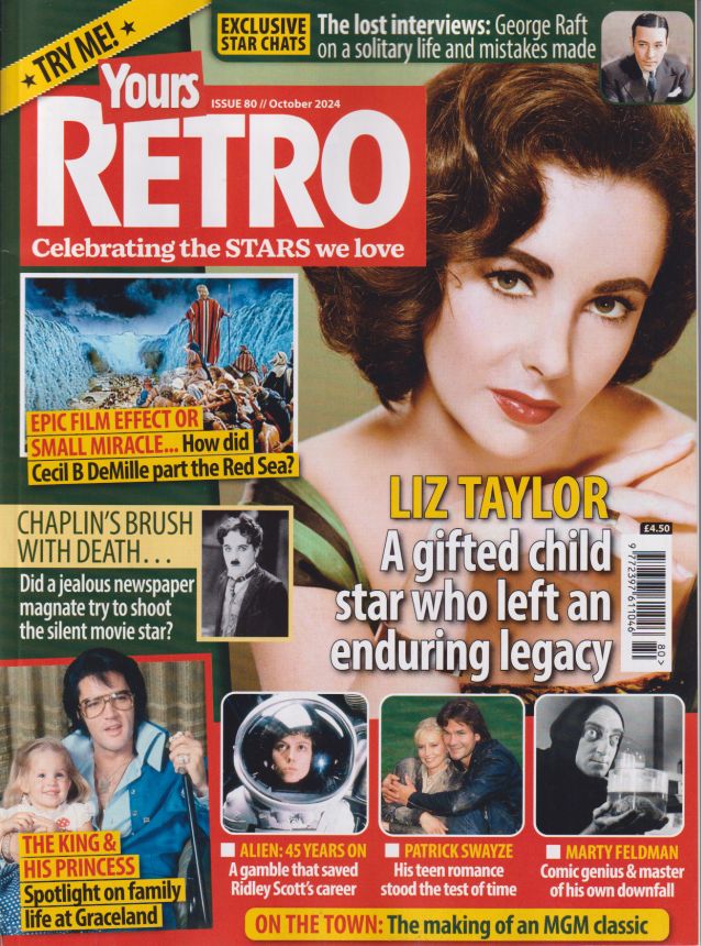YOURS RETRO magazine side cover Issue 80  October 2024