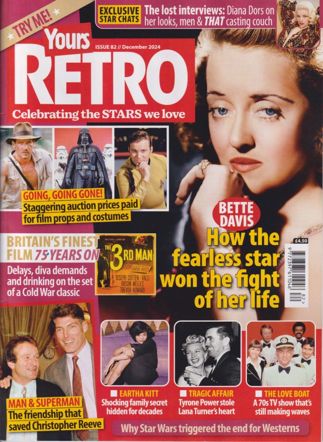 YOURS RETRO magazine side cover Issue 82  December 2024