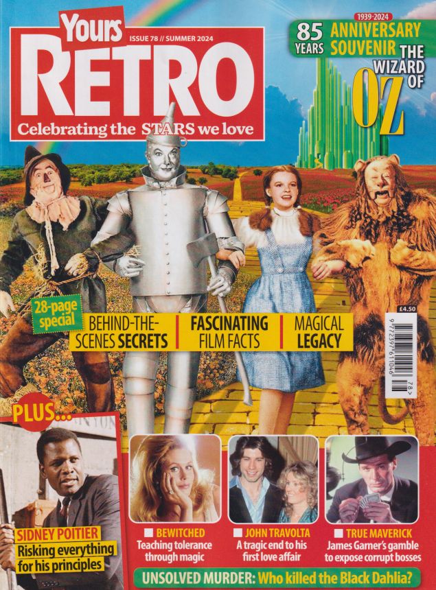 YOURS RETRO magazine side cover Issue 78 Summer 2024